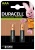 Pack de 2 Pilas AAA Duracell HR03/ 1.2V/ Recargables